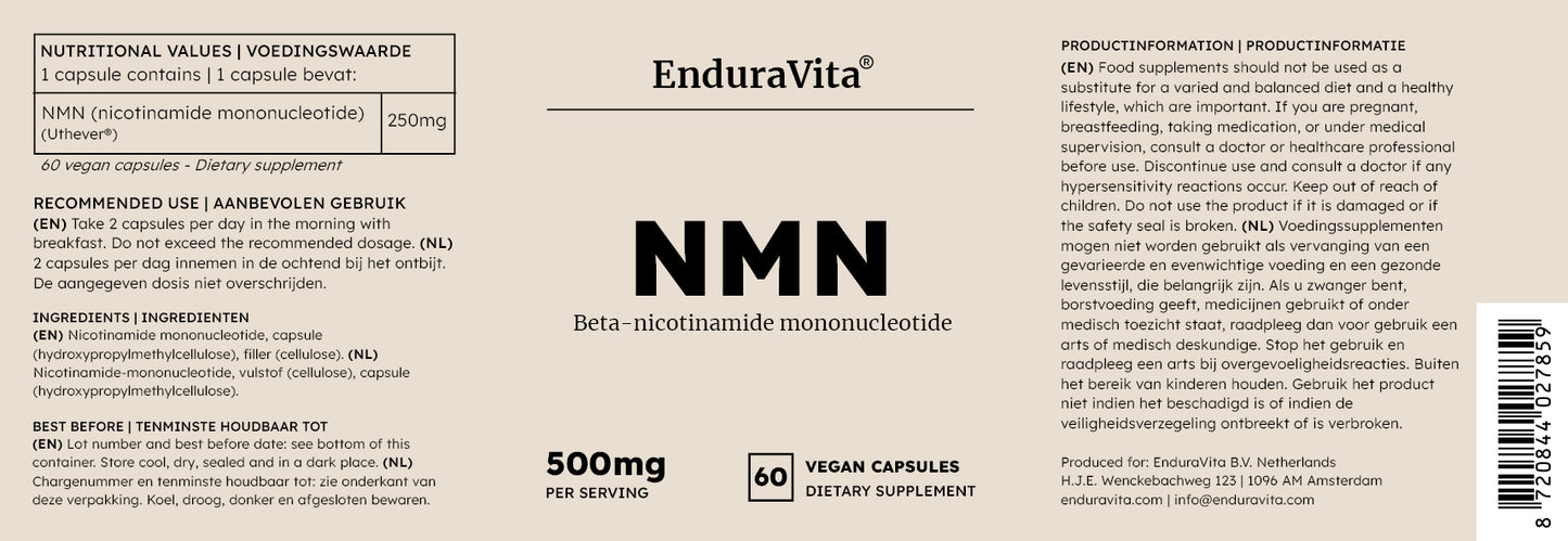 Voordeelbundel NMN Capsules 120x250mg