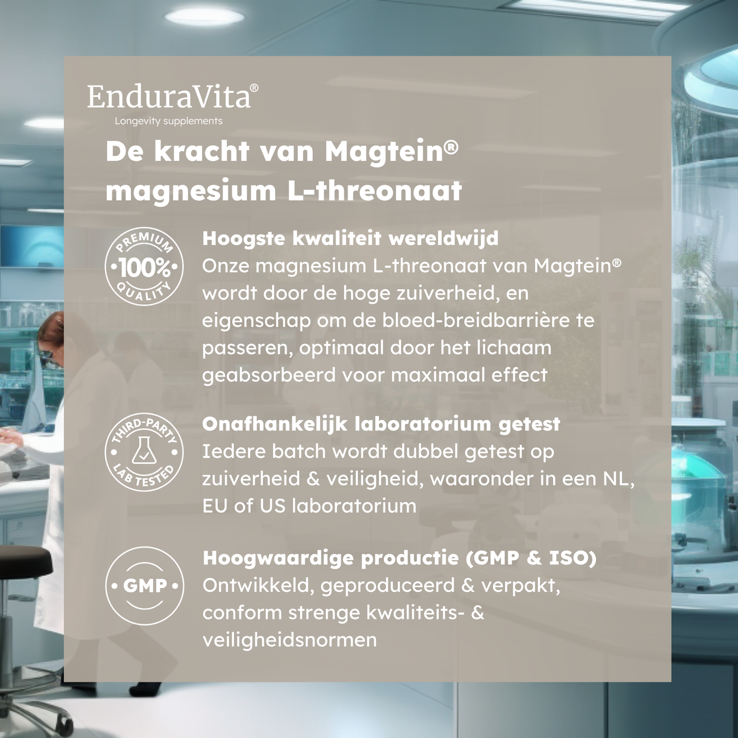 Magnesium-L-Threonat Nahrungsergänzungsmittel 90x667mg - Kapseln